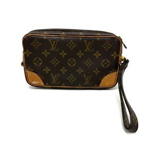 LOUIS VUITTON M51827 Marly Dragonne PM Second Bag with Strap, Monogram Canvas...